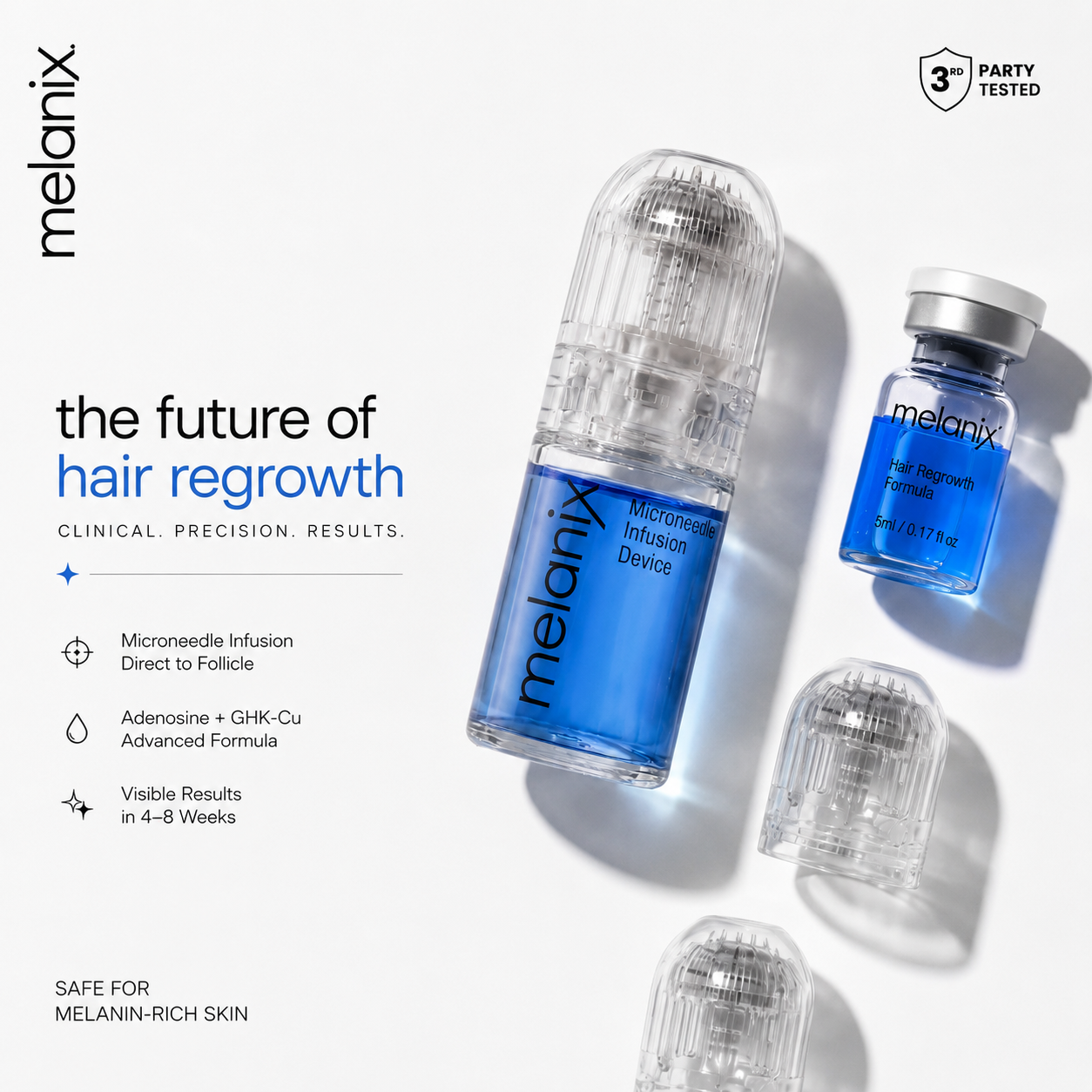 Hair Regrowth 2.0 Adenosine & GHK-Cu Micro-Infusion System